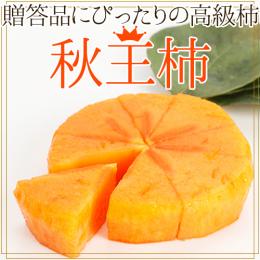 【福岡県GAP認証取得】種なし品種で食べやすい!「秋王柿」